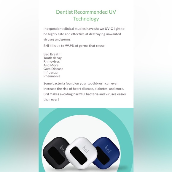 Bril NWT toothbrush sterilizer - Picture 3 of 5